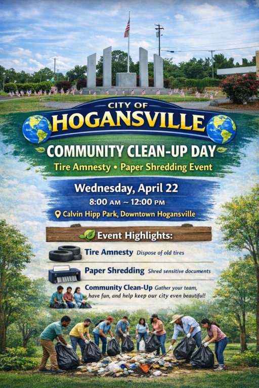 Community Clean Up, Tire Amnesty & Shred Event